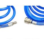 Spiráltömlő csatlakozókkal  PU 12x8mm 20m