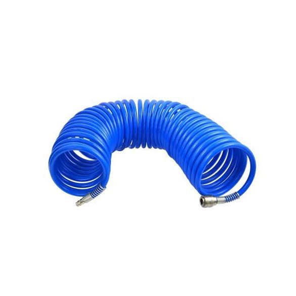 Spiráltömlő csatlakozókkal PE 12x8mm 10m