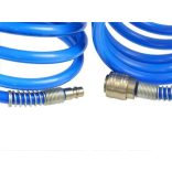Spiráltömlő csatlakozókkal PE 12x8mm 10m