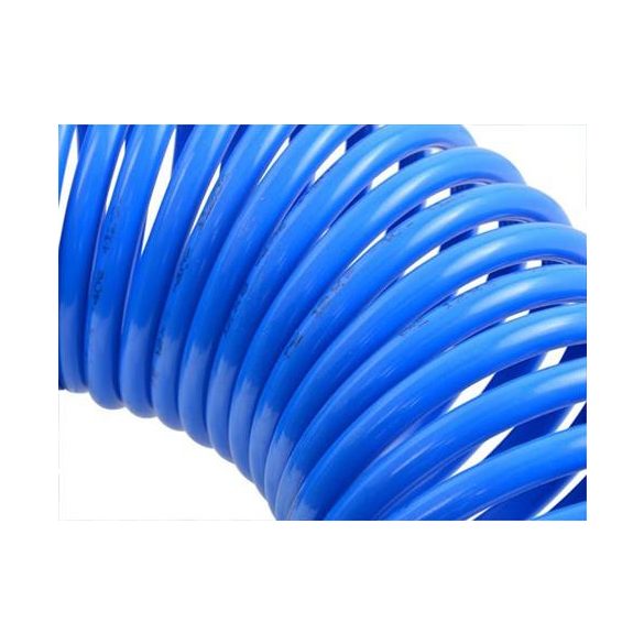 Spiráltömlő csatlakozókkal PE 12x8mm  15m  