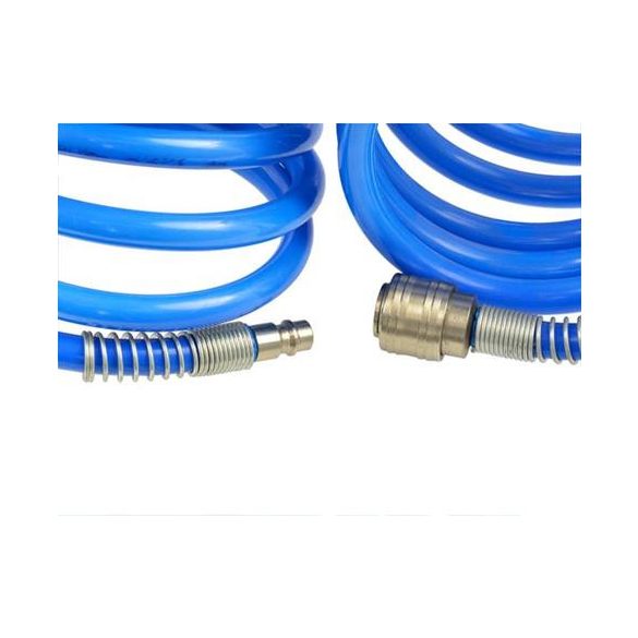Spiráltömlő csatlakozókkal PE 12x8mm 20m  