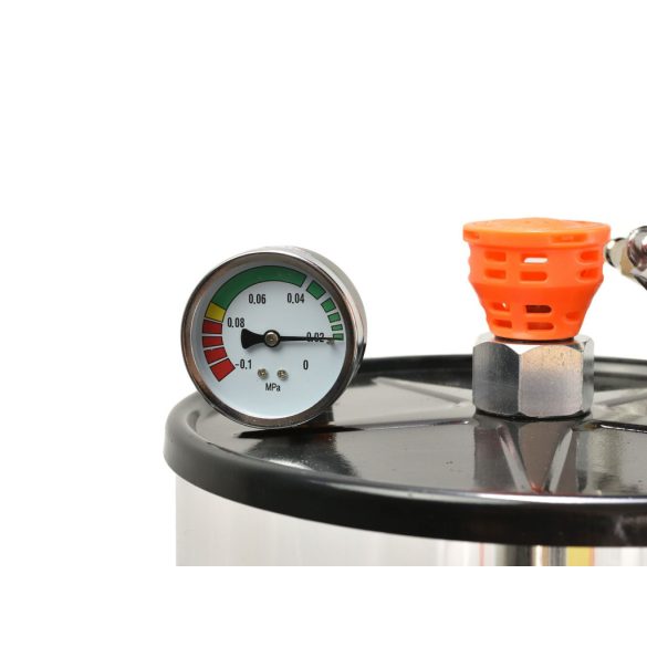 Pneumatikus fáradtolaj gyűjtő és leszívó mérő tartállyal 80l