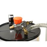 Pneumatikus fáradtolaj gyűjtő és leszívó mérő tartállyal 80l