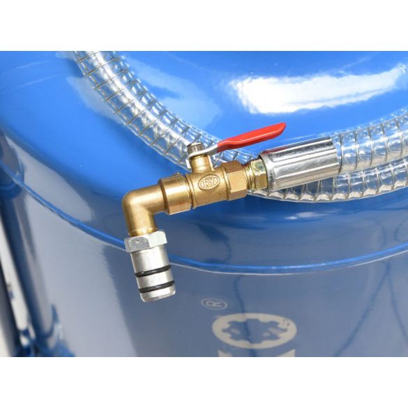 Pneumatikus fáradtolaj gyűjtő és leszívó mérő tartállyal 80l