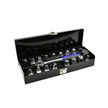 Olajleeresztő dugókulcs készlet 3/8″ 18 részes