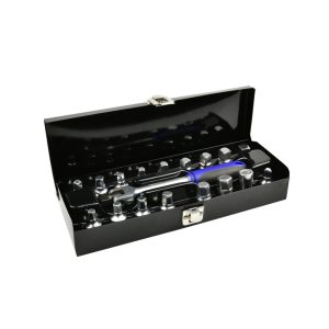 Olajleeresztő dugókulcs készlet 3/8″ 18 részes