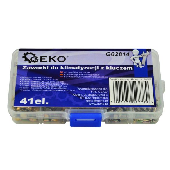Gépkocsi légkondicionáló szeleptű készlet 41 részes