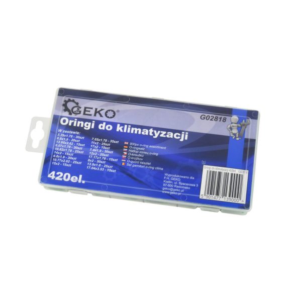 O-gyűrű készlet légkondicionálóhoz 420 részes
