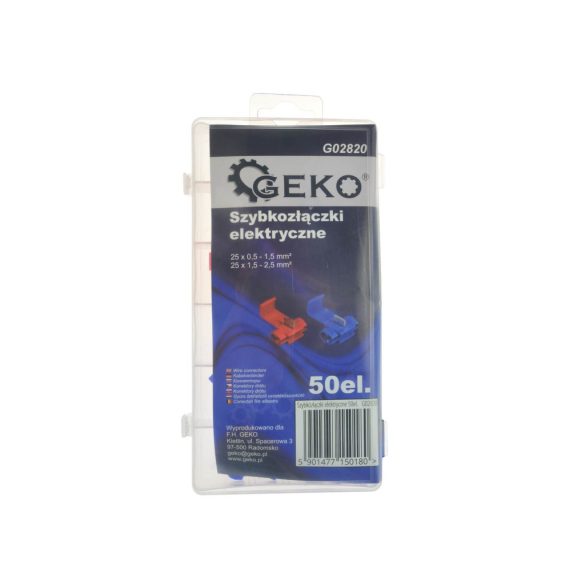 Elektromos gyorscsatlakozó készlet 50 részes