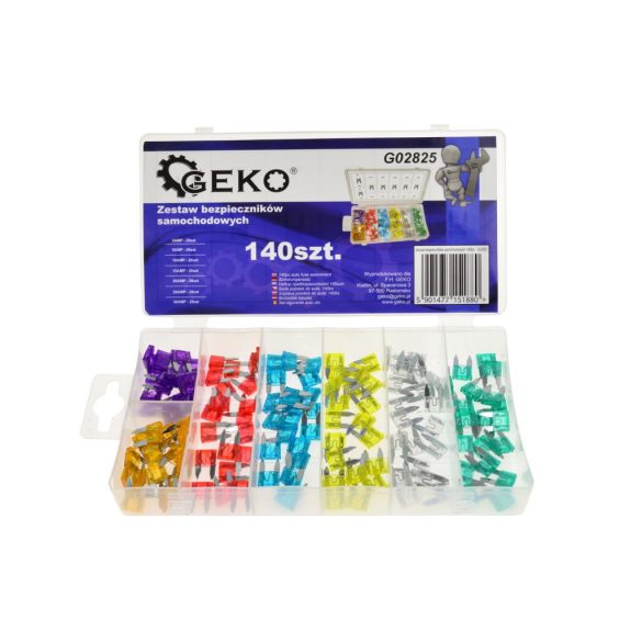 Biztosíték készlet mini 140 részes
