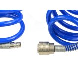 Spiráltömlő csatlakozókkal PU 6,5x10mm 5m
