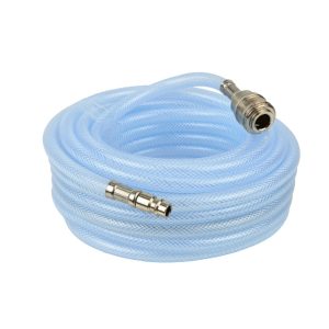 Levegőtömlő gyorscsatlakozóval PVC 6x10mm 10m