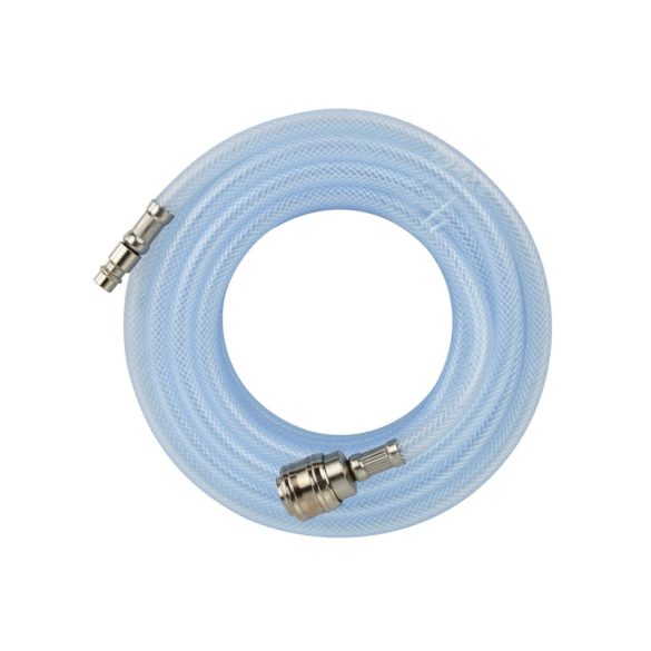 Levegőtömlő gyorscsatlakozóval PVC 6x10mm 10m
