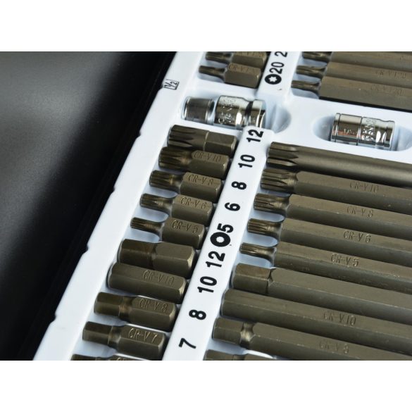 Torx bit készlet 40r. Geko
