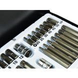 Torx bit készlet 40r. Geko