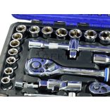 Dugókulcs készlet 1/4"+1/2", 94 részes