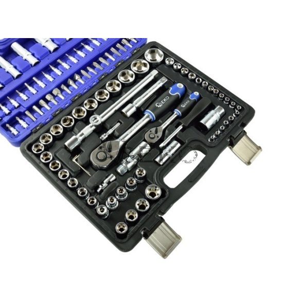 Dugókulcs készlet 1/4"+1/2", 108 részes