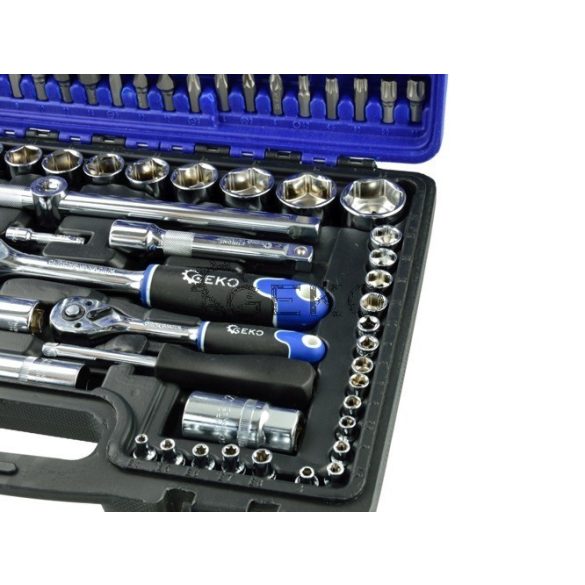Dugókulcs készlet 1/4"+1/2", 108 részes
