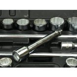 Dugókulcs készlet 3/4" 12 szögű, 21r. 19-50mm