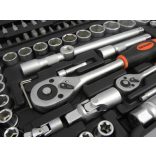 Dugókulcs készlet 1/4"+1/2", 108 részes 