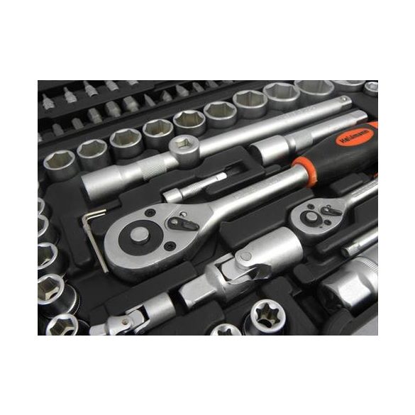 Dugókulcs készlet 1/4"+1/2", 108 részes 