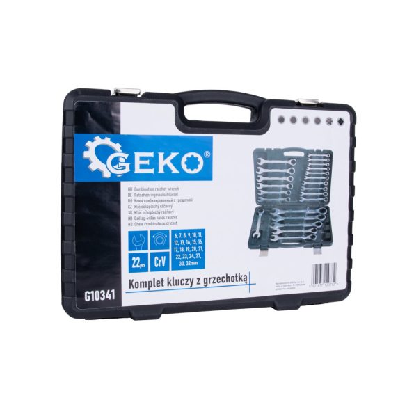 Racsnis csillag-villáskulcs készlet 6-32mm, 22 részes