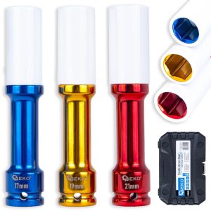 Hosszú légkulcsfej készlet alufelnikhez 17mm 19mm 21mm (G10509)