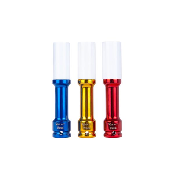 Hosszú légkulcsfej készlet alufelnikhez 17mm 19mm 21mm (G10509)