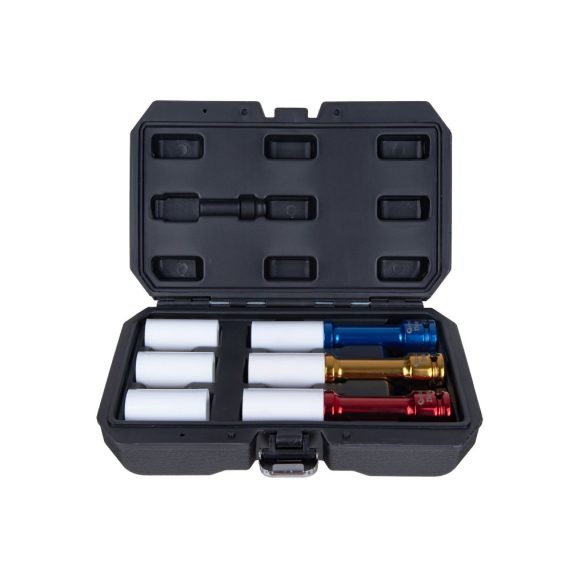 Hosszú légkulcsfej készlet alufelnikhez 17mm 19mm 21mm (G10509)
