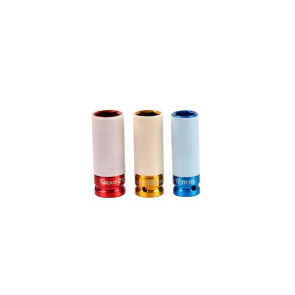 Légkulcsfej készlet alufelnihez 17, 19, 21mm