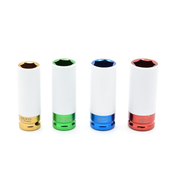Légkulcsfej klt. alufelnihez 17, 19, 21, 22mm 4 részes