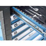 Szerszámos kocsi 6 fiókos + 245 részes szerszám klt. (G10831)