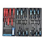 Szerszámos kocsi 6 fiókos + 245 részes szerszám klt. (G10831)