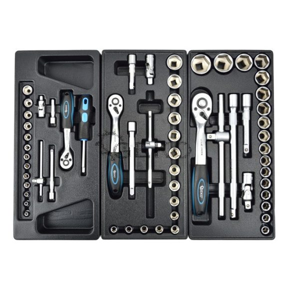 Szerszámos kocsi 6 fiókos + 245 részes szerszám klt. (G10831)