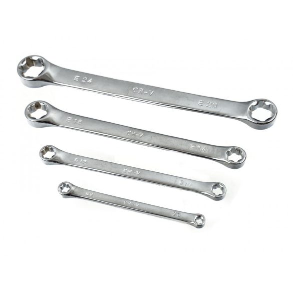 E-torx csillagkulcs készlet E6-E24 4 részes