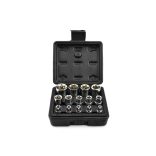 E-torx dugókulcs készlet E4-E24 1/4″, 3/8″, 1/2″ 14 részes
