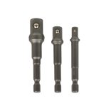 Dugókulcs átalakító készlet fúrógéphez 1/4″-3/8″-1/2″