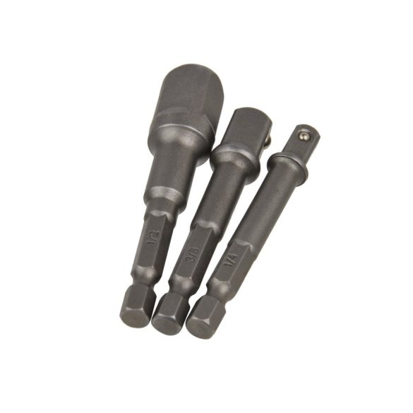 Dugókulcs átalakító készlet fúrógéphez 1/4″-3/8″-1/2″