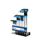 T-nyelű imbuszkulcs készlet 2-10mm 10 részes