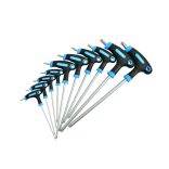 T-nyelű torx kulcs készlet T9-T50 10 részes