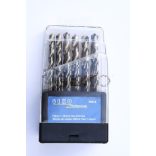 Fémfúró készlet HSS 1-10mm/19 részes