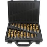 Fémfúró készlet HSS TIN 170 részes kínáló kofferben