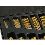 Fémfúró készlet HSS TIN 170 részes kínáló kofferben