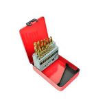 Fémfúró készlet TIN bevonatos 1-10mm/ 19r.