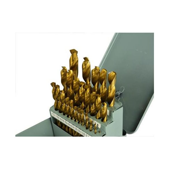 Fémfúró készlet TIN bevonatos 1-13mm/ 28r.