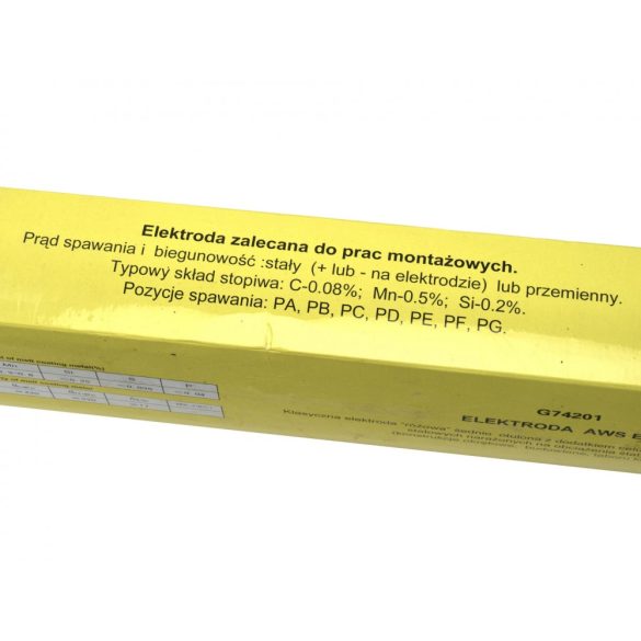 Hegesztő elektródák  rózsaszín 3,2 mm x 350 mm 5 kg