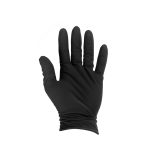 Gumikesztyű nitril fekete L-méret, 50db/cs.