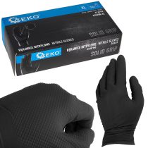  Gumikesztyű nitril fekete XL-méret, 50db/cs. 