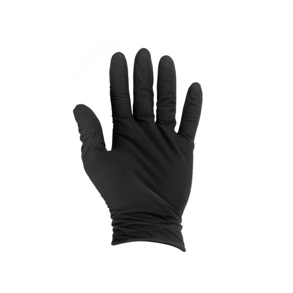  Gumikesztyű nitril fekete XL-méret, 50db/cs. 