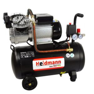 Heidmann 2 hengeres, olajos kompresszor 50L (H00722)